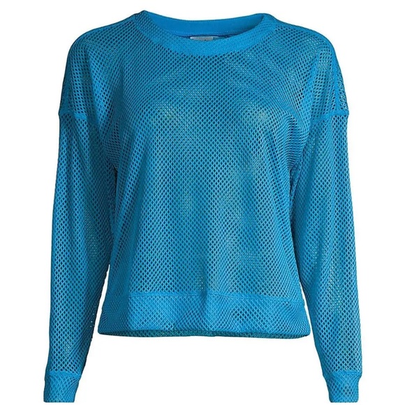 NWT‎ Lucky in Love MESH PULLOVER LONG SLEEVE Size XS - Picture 1 of 9